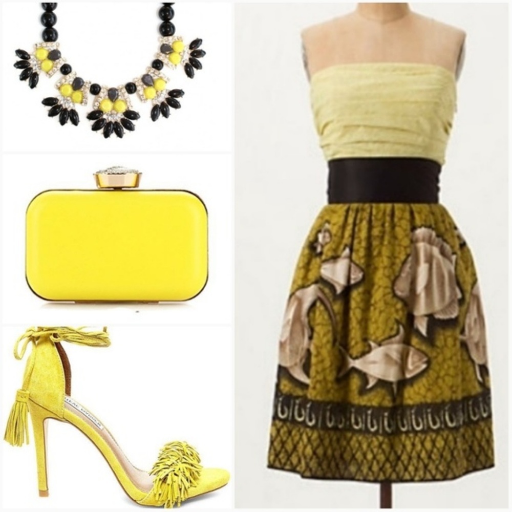 Beautiful and unique Anthropologie dress